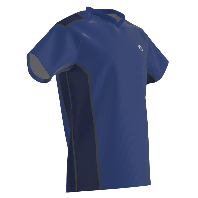 FRENSON O-DIVISION mesh orienteering shirt, Navy Blue