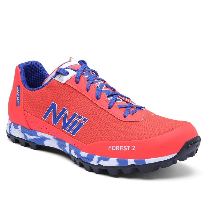NVII FOREST 2 orienteering, trail running shoes, Orange/Blue