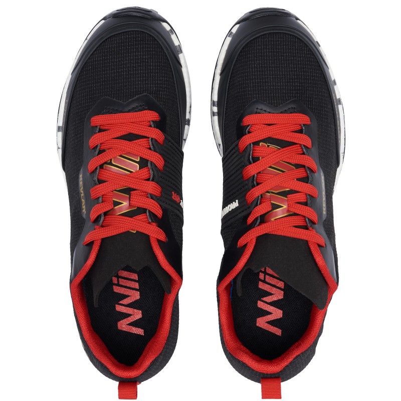 NVII TERRA DOBB orienteering shoes, with metal spikes, Black