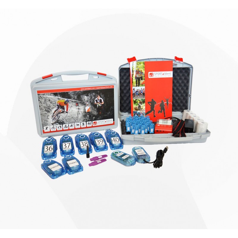SPORTident School and Training Set, with 30 SI-Card8 chips