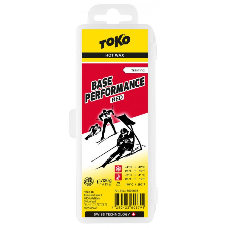 TOKO Base Performance Hot Wax red, 120g