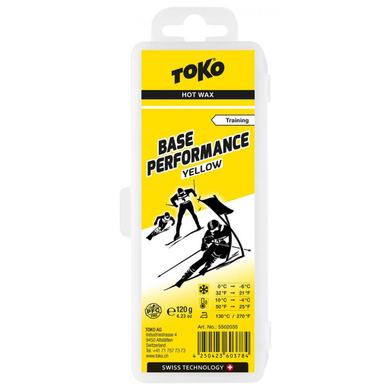 TOKO Base Performance Hot Wax yellow, 120g