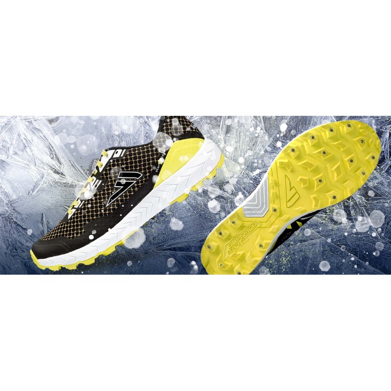 VJ ICEHERO M trail running shoes with steel studs