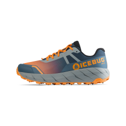 ICEBUG ARCUS BUGrip winter running shoes with steel studs, NightSky/Orange