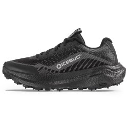 ICEBUG MYR BUGrip winter running shoes with metal studs, Black