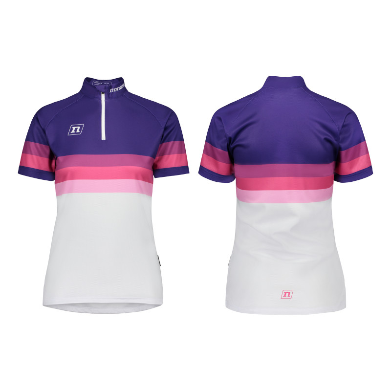 NONAME WS COMBAT UX 20 women's orienteering shirt, white violet