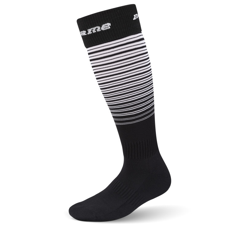 NONAME O-SOCKS STRIPED orienteering socks, Black / White